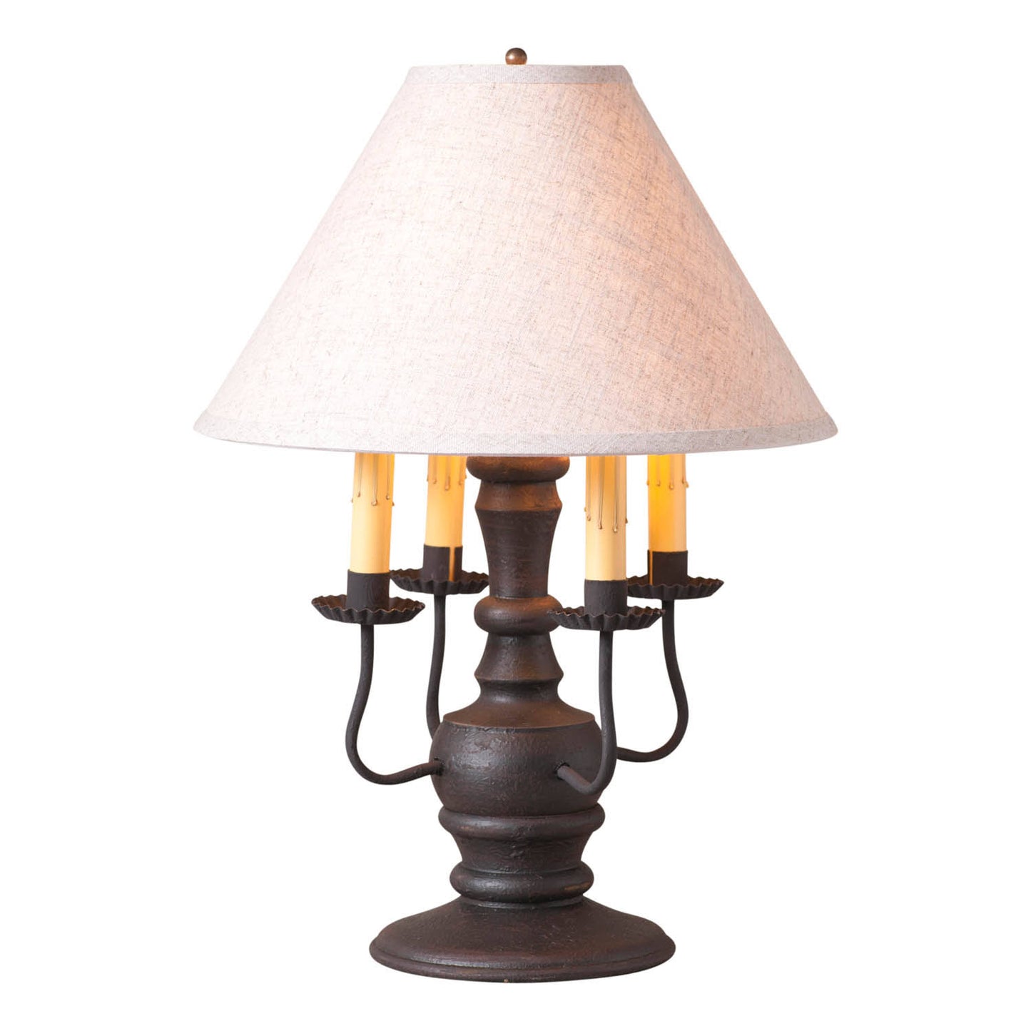 Cedar Creek Lamp in Americana Black with Shade