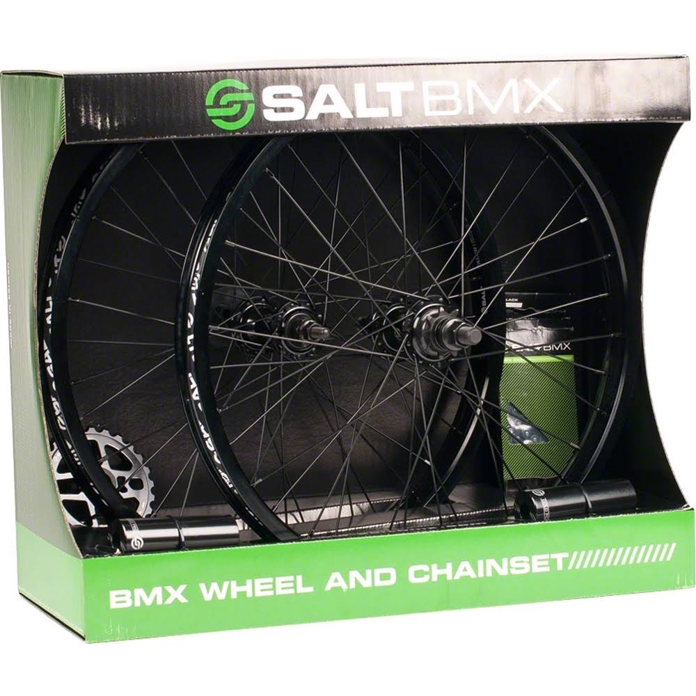 Salt Valon Wheel and Chainset w/Front Rear Wheels - 25T Sprocket