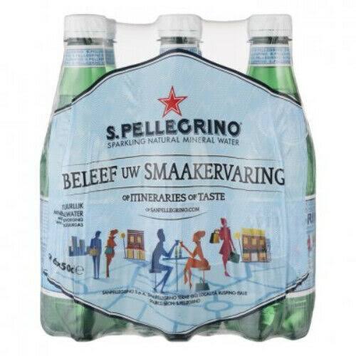 San Pellegrino Mineraalwater Koolzuurhoudend Mineral Water 6x500ml