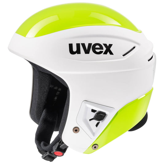 Ski Helmet Uvex Race+ 19/20 White-Yellow 58-59