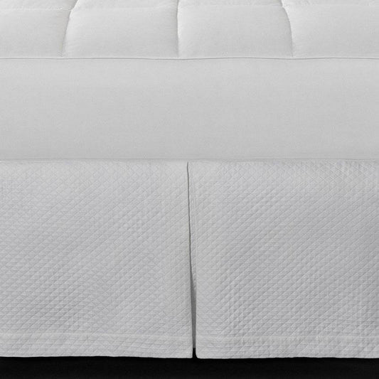 Sferra Bari Bed Skirts Queen / White