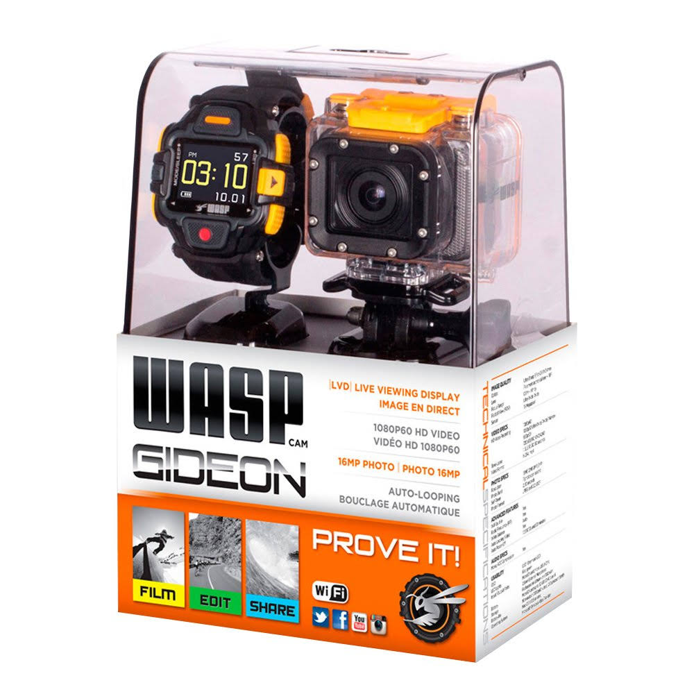 Waspcam 9902 Gideon Action Sports Camcorder