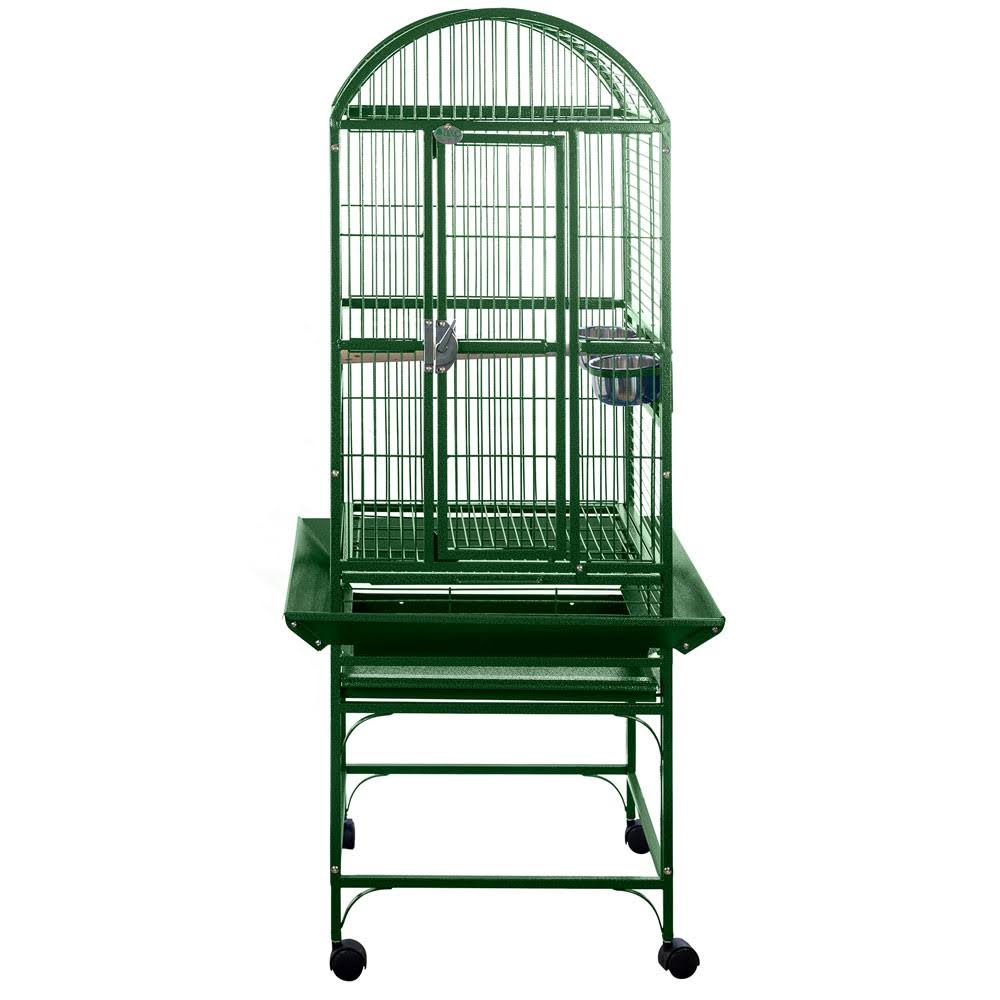 A E Cage 9001818 Green 18 x 18 x 51 in. Dome Top Bird Cage Small