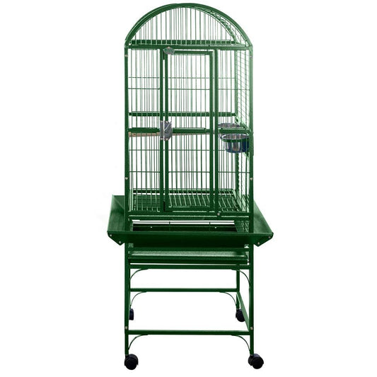 A E Cage 9001818 Green 18 x 18 x 51 in. Dome Top Bird Cage Small