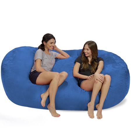 Relax Sack Giant Bean Bag Lounger -7.5 ft, Blue