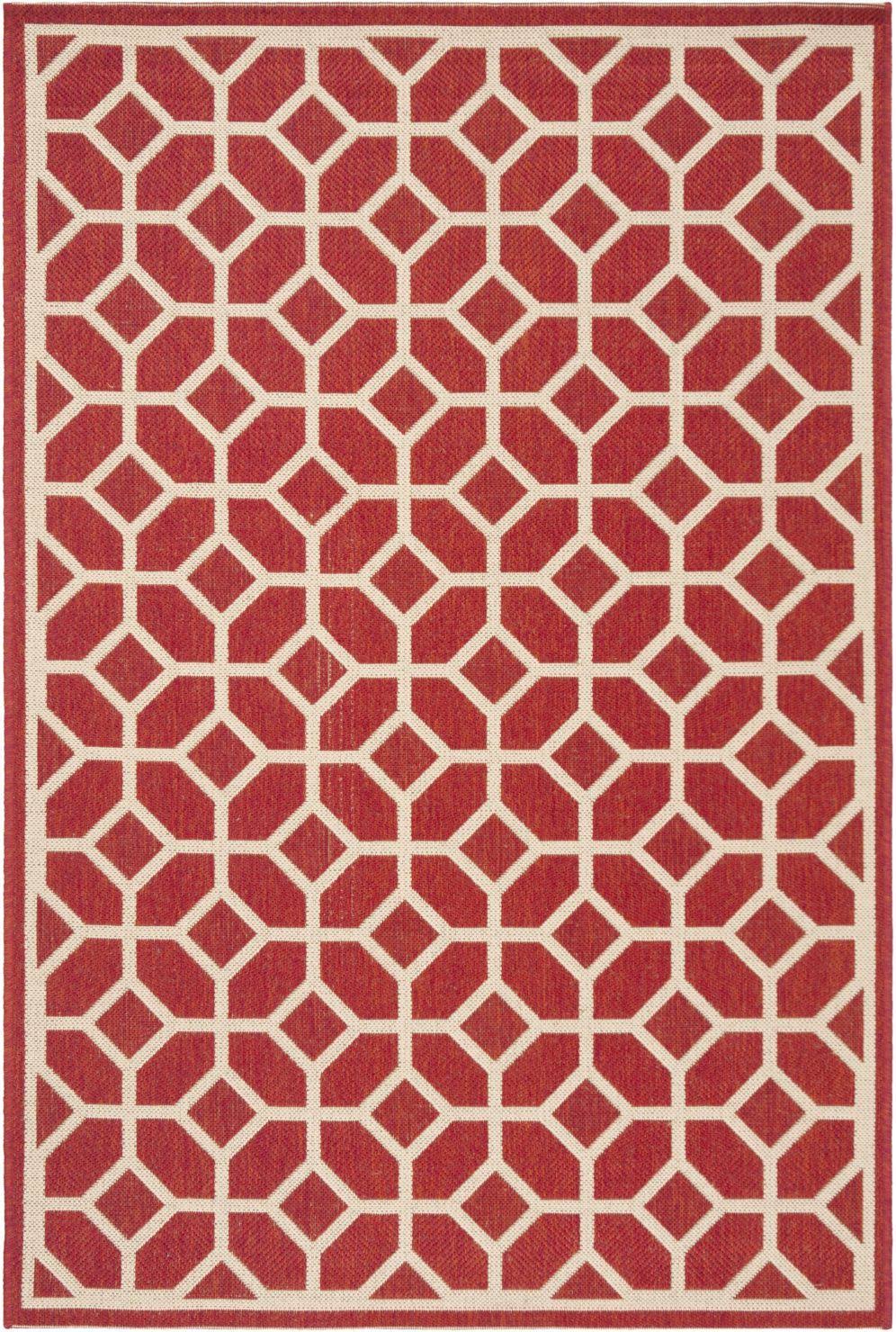 Safavieh Beach House Collection BHS127Q Indoor/ Outdoor Area Rug, 5 3