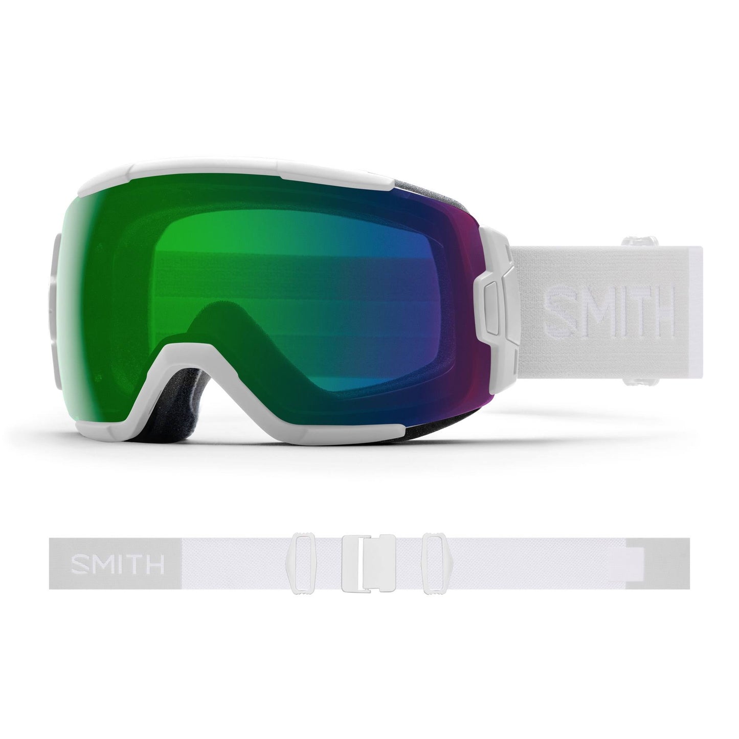 Smith Vice Chromapop Goggles in Everyday Green Mirror / White Vapor