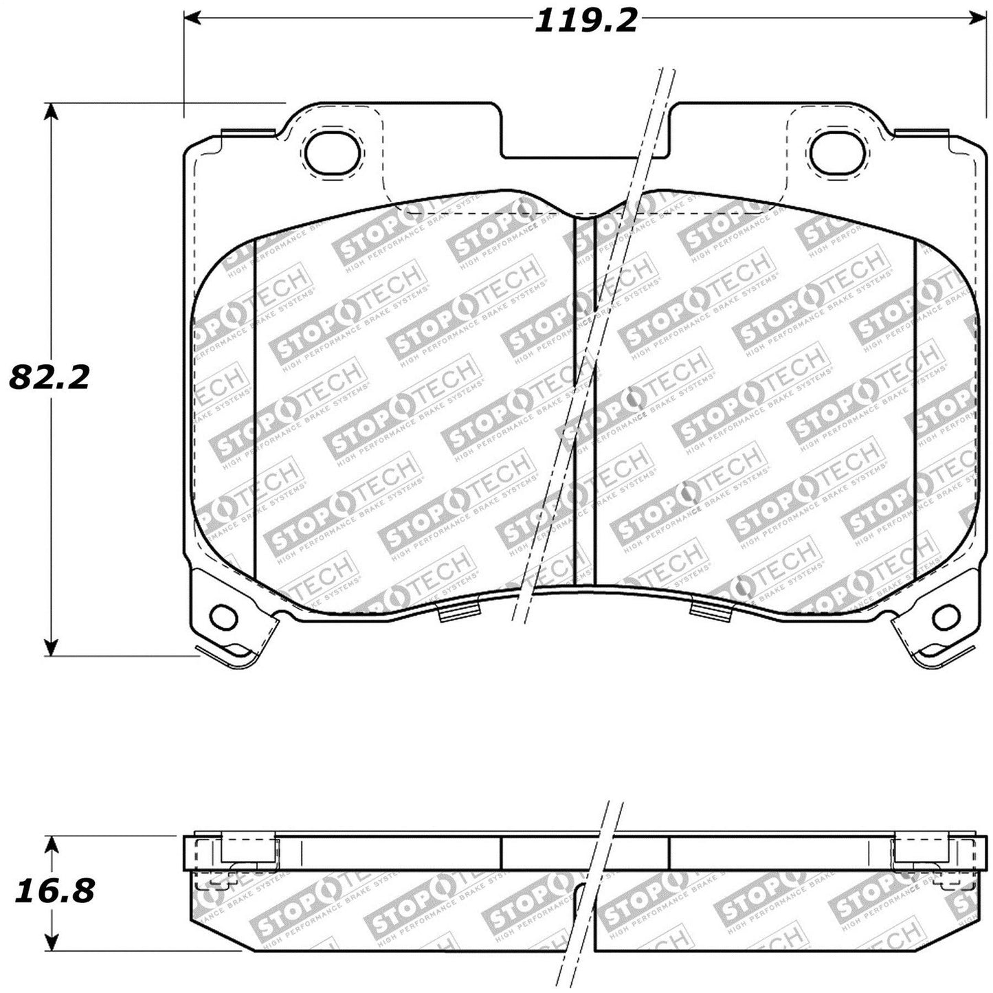 StopTech 309.06290 Sport Brake Pads