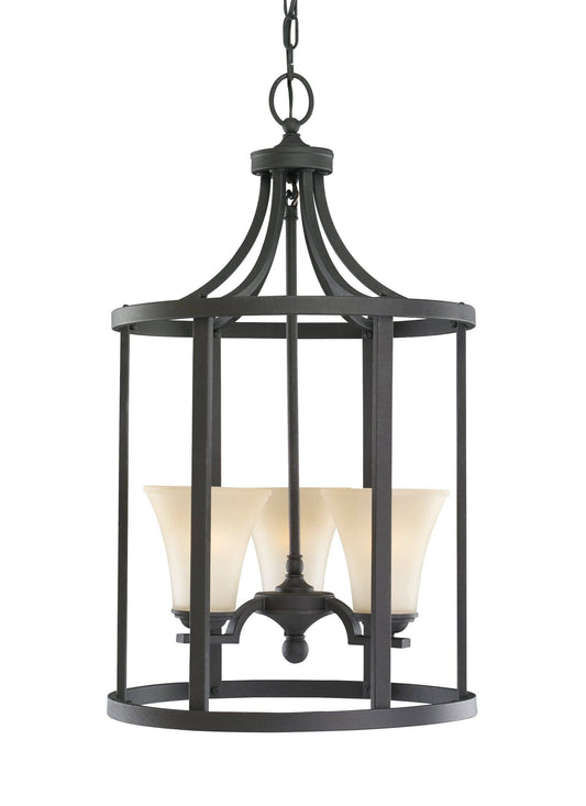 Sea Gull Lighting 51375-839 Blacksmith Somerton 3 Light Hall Foyer