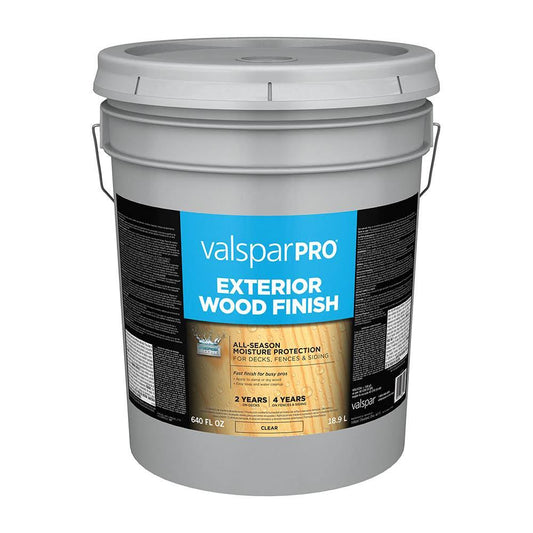 Valspar Pro Pre-Tinted Clear Exterior Stain (5-Gallon) | VL1028050-20