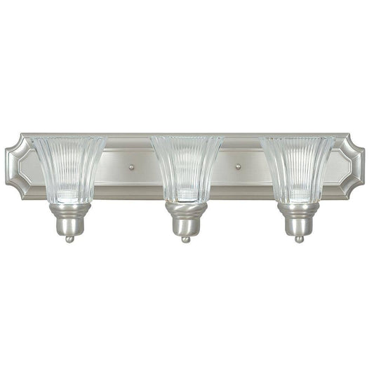 Sunset Lighting 3-Light Vanity Light, Clear F3573-53